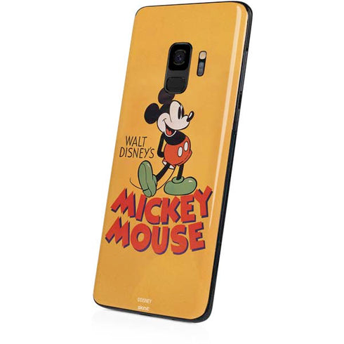 Disney Mickey Mouse Walt Disney Classic Character Galaxy S9 Skin